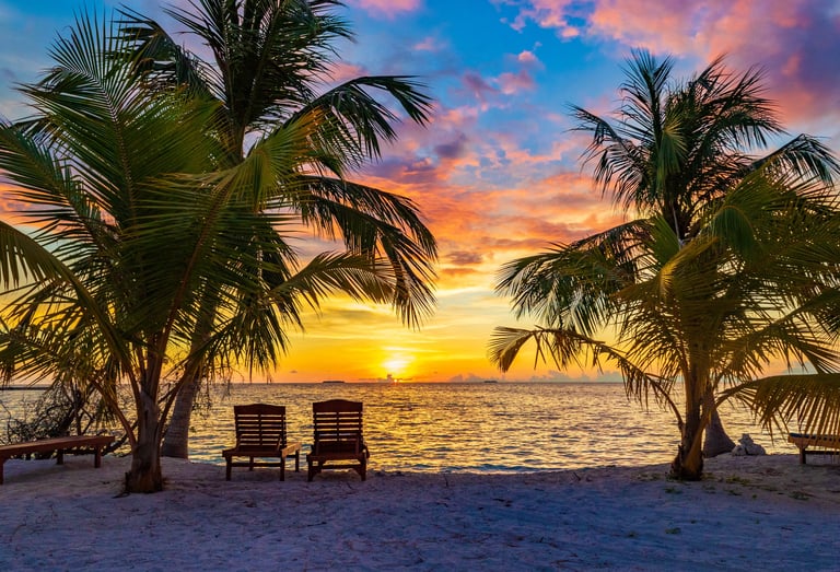 Maldives tropical paradise