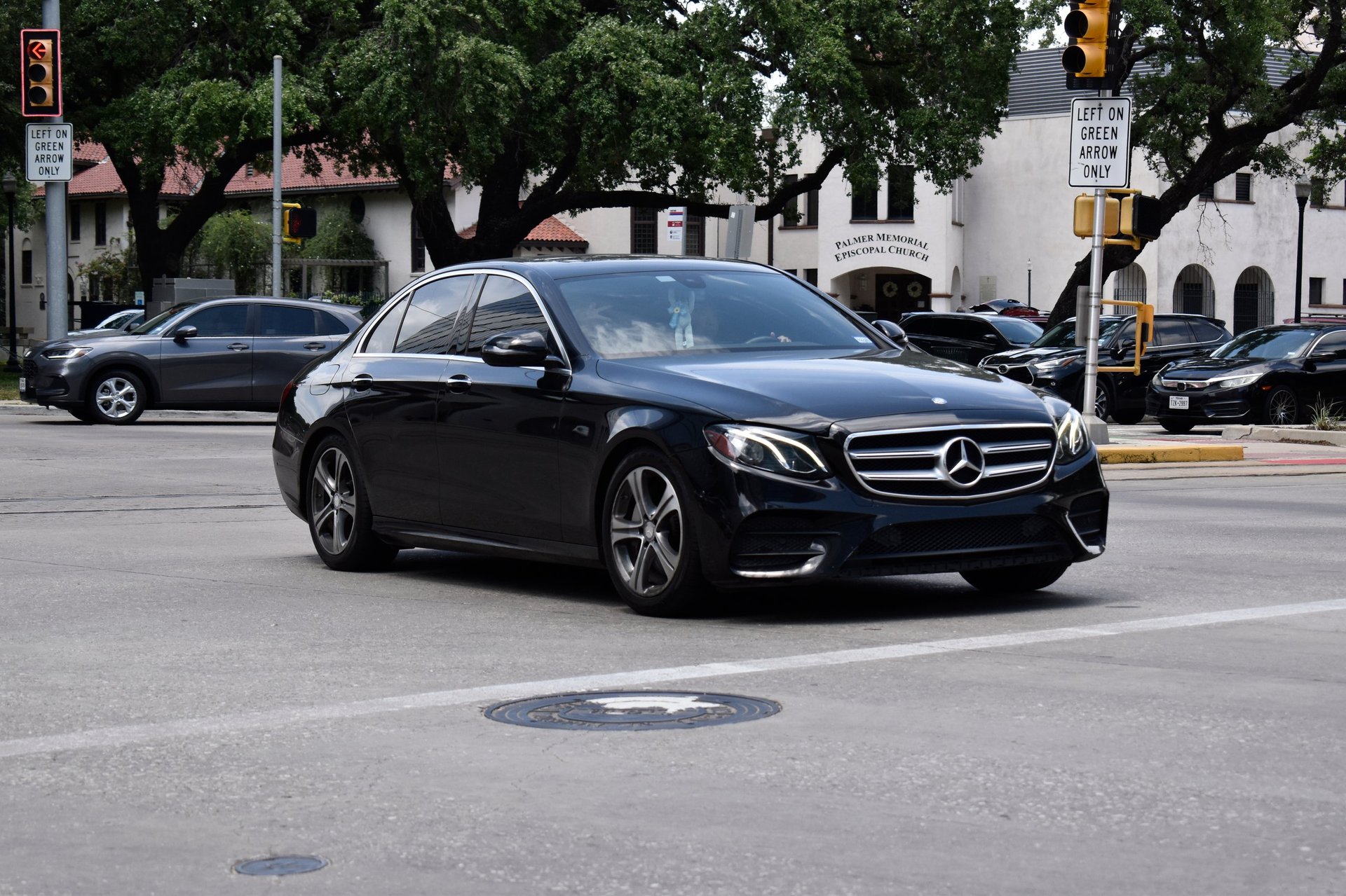Luxury Mercedes sedan
